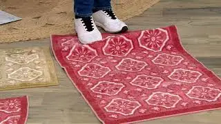 Nourison Diamond Damask Washable Rugs on QVC