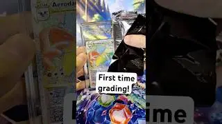 FIRST TIME Grading Pokemon Cards 🔥 - Grader? I Hardly Know Her! No. 1 - #pokemon