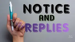 Notice & Replies एक ही Class में Back to Back याद करें|| Revision Class || Composition || Easy Trick