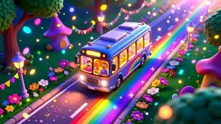 The Rainbow Bus Adventure | Fun Kids Rhyme & Nursery Songs | Sing Along for Children