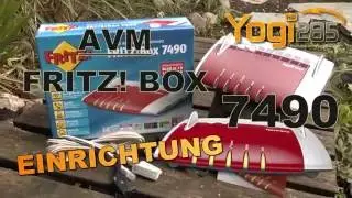 AVM FRITZ! Box 7490: Verkabelung & Einrichtung am ISDN-Anschluss mit (V)DSL