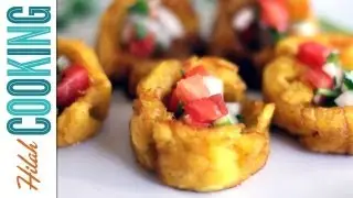 How to Make Tostones (Fried Plantains) | Hilah Cooking