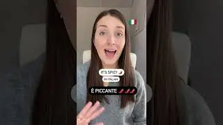 Learn Italian: How to say it&rsquo;s spicy #italianteacher #italianlanguage #italiangrammar