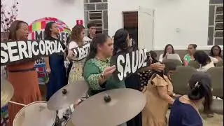 Culto de missão, com apresentação da noiva. Igreja Vila menck