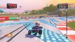 F1 Race Stars: India GP - Mark Webber (Red Bull) Gameplay (PC) 720p HD