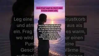 Das Ja im K&ouml;rper landen lassen