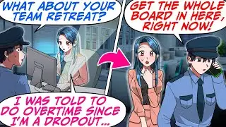 I Spotted a Coworker Who was Left Behind While Everyone Went on the Work Retreat![RomCom Manga Dub]