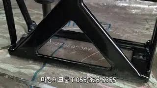 휴대용 무선 배터리 타각기 e-mark XL 금속 제품 타각 마킹 동영상