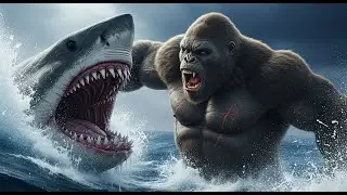 EPIC Showdown: Kong vs Megalodon - MonsterVerse Clash!