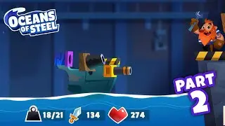 Oceans of Steel - Gameplay Walkthrough Part 2 - New Barracuda Launcher  | Lokibox