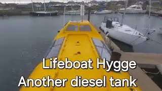 Lifeboat conversion Ep. 125:Diesel tank for heater going in.