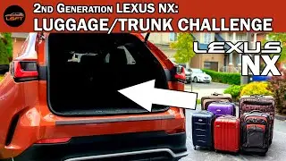 2022-2025 Lexus NX - Luggage/Trunk Challenge