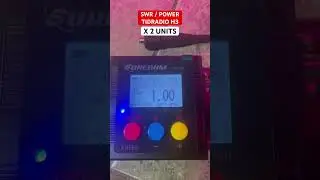 #shorts #gmrs #radio TIDRADIO H3 SWR/POWER WITH TWO DIFFERENT UNITS
