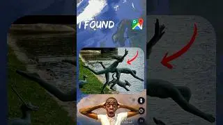 OMG!🤯 I found amazing sculpture on google earth🌎|googlemap13|#shorts