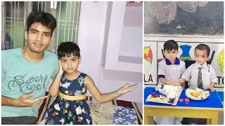 Mama aur bhanji kar rhe h riyaaj ll Aaj Aashi k school me rakhi celebrate Kiya gya@lucknowigirlneetu