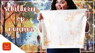 Schilderen op Nummer van Aliexpress - leuker dan gedacht! (review / unboxing)
