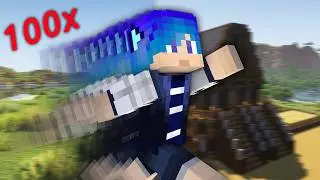 24 JAM Minecraft Tapi KECEPATAN 100x