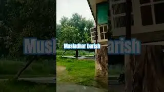 Agra mein musladhar barish #rain #flood #heavyrain #hailstorm #barish #video #weather # #trending
