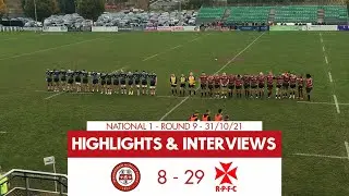 BIRMINGHAM MOSELEY 8-29 ROSSLYN PARK | NATIONAL 1 21/22 - ROUND 9 | HIGHLIGHTS & INTERVIEWS