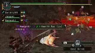 4k - MHFU - Guild - Level 4 - Hunting - The Ioprey Leader - Great Sword - Multiplayer