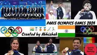 Indian Olympic Medal Winners (1947-2024) ||#olympics2024  #currentaffairs  #shootinggame #wrestling