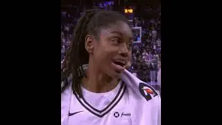 Tiffany Hayes postgame sideline interview (part 2)