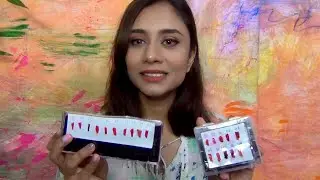 Seduction Las Vegas Mini Lipsticks Review | Cheap Lipsticks in India | Lipsticks for Brown Girl