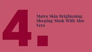 List of Top 5 Sleeping Mask India