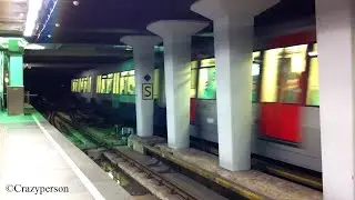 RET Metro combi type B & type R op station Beurs Rotterdam! lijn D & lijn E