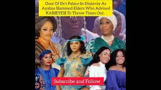 Ooni Of Ife's Palace In D&icirc;s&agrave;rr&agrave;y As Ayabas Slammed Elders Who AdvisedKABIEYESI To Throw Them Out..