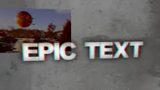 3D Glasses and Text in After Effects