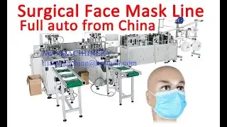 full Automatic Surgical Face Mask Making Machine Production Line