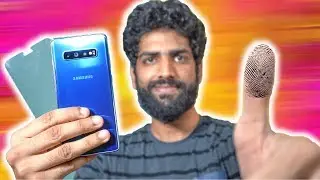 Galaxy S10 Plus Ultrasonic Fingerprint Scanner Test - Works with Tempered Glass???