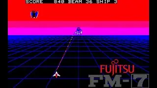 [FM-7] The Horizon 3D Fight, Fujitsu FM-7, 1985.