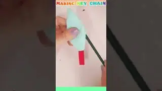 How to make keychain #diysewingprojects #diysewingtutorial #sewinghacks #sewingtips