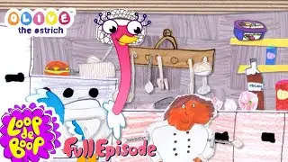 Olive the Ostrich |Olive and the Dinner Ladies Disaster | Kids Cartoons |@LittleZooTV