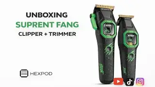 Suprent Fangs Clipper & Trimmer Unboxing | First Look Barber Tools