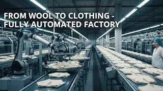 &ldquo;How White Goat Wool Clothing is Made | Fully Automated Factory Process  Ultra-Realistic Documentary