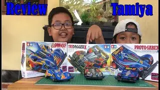 Review Tamiya let's n go II Proto saber JB , Spin axe Dan Tridagger X