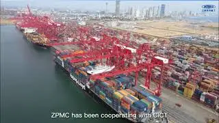 ZPMC contributes to build a green terminal for the Colombo International Container Terminal (CICT)