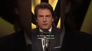 Winning SPEECH from Tom Cruise | PGA 2023..👏👏#shorts #shortsvideo #tomcruise