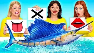 Bite, Lick or Nothing Challenge | Fantastic Food Hacks by Multi DO Food Challenge