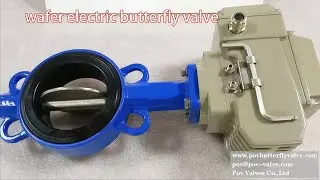 wafer electric butterfly valve China factory price