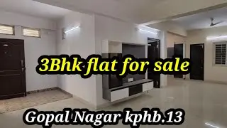 East facing 3bhk fully furnished flat for sale #Gopal Nagar #kphb# phase 13