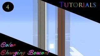 Minecraft Tutorials :: Color Changing Beacon! AKA Rainbow Beacon!