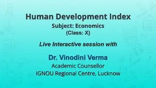 NCERT  Human Development Index  Subject: Economics  Class: X Live