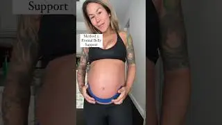 6 Kinesiology Tape Methods for Pregnancy. This helped me so much with back, belly, & pelvic pain.