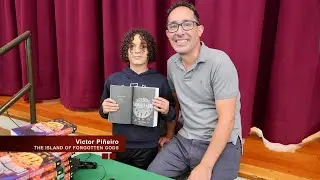 Author Talk: Victor Pi&ntilde;eiro at Sullivan Middle School (Full Presentation)