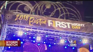 Hundreds Ring In Frigid New Year In Boston