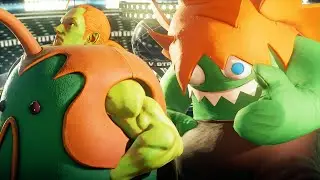 Street Fighter V - Champion Edition - Dan-Chan vs. Blanka-Chan (PS4)